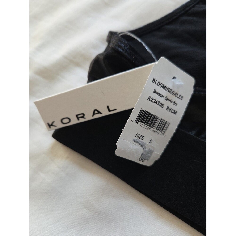 NWT Koral | Size Small | Sweeper Sports Bra in Black Camo - Picture 11 of 16